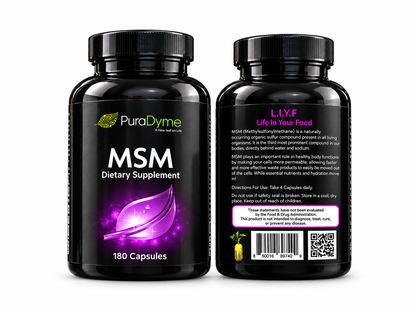MSM (Methylsulfonylmethane)- ENZYME ENHANCED CRITICAL COMPOUND