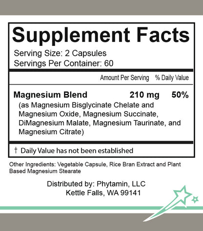 MYE-Magnesium 5 Source Synergistic Magnesium Blend