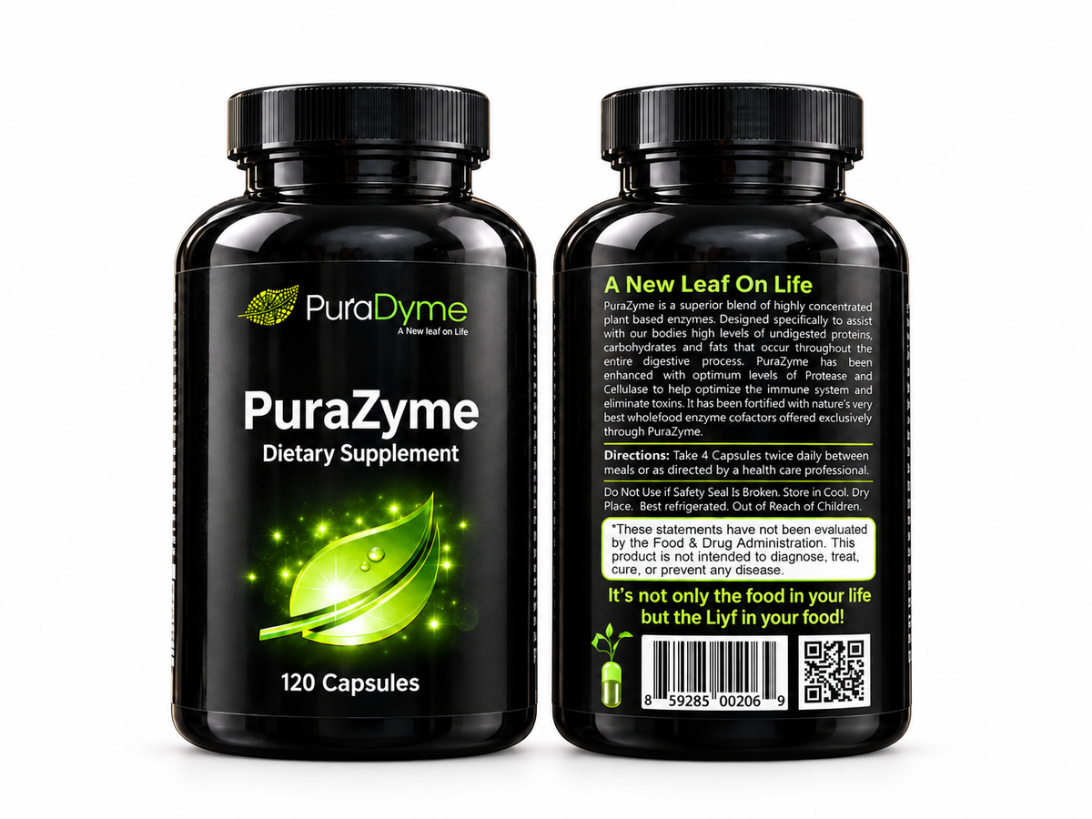 PURAZYME - PROVIDES SYSTEMIC ENZYME SUPPORT TO PROMOTE CELLULAR HEALTH AND OVERALL WELLNESS