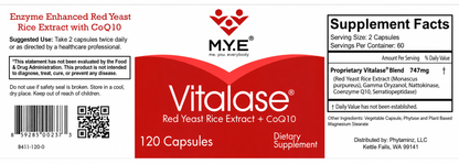 Vitalase®-Red Yeast Rice Extract + CoQ10