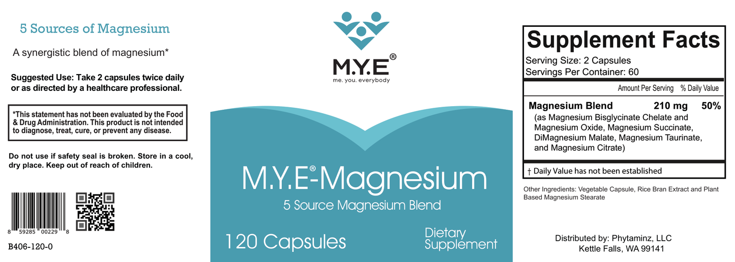 M.Y.E®-Magnesium — Advanced Multi-Source Magnesium Complex