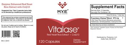 Vitalase®-Red Yeast Rice Extract + CoQ10
